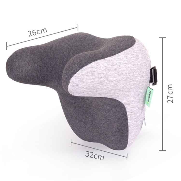 BEWALKER Car Headrest Memory Foam Neck Support Pillow Car Seat Cervical Cushion(Grey) - HoMEdemic™ 