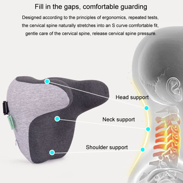 BEWALKER Car Headrest Memory Foam Neck Support Pillow Car Seat Cervical Cushion(Grey) - HoMEdemic™ 