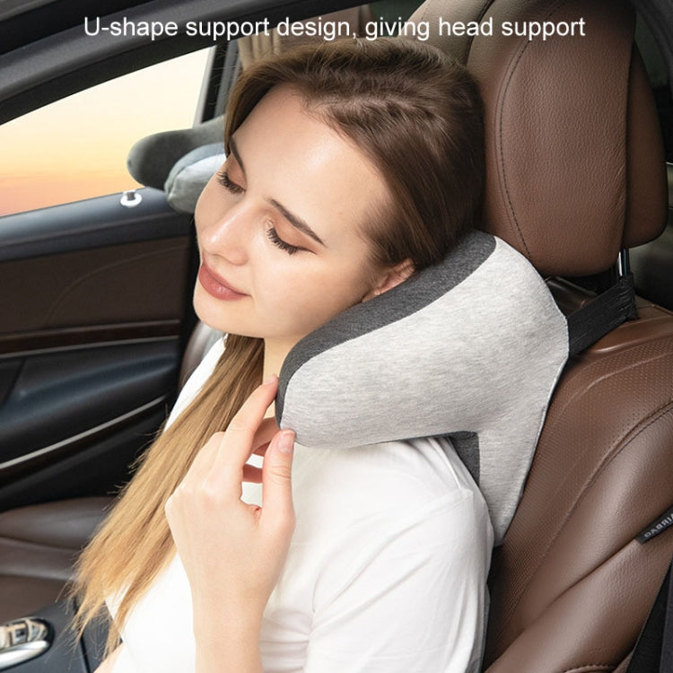 BEWALKER Car Headrest Memory Foam Neck Support Pillow Car Seat Cervical Cushion(Grey) - HoMEdemic™ 