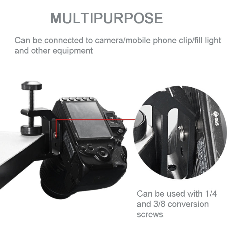 BEXIN WN-38 Universal C-Clamp With 1/4-Inch & 3/8-Inch Hole For Tables Desk Mount - HoMEdemic™ 