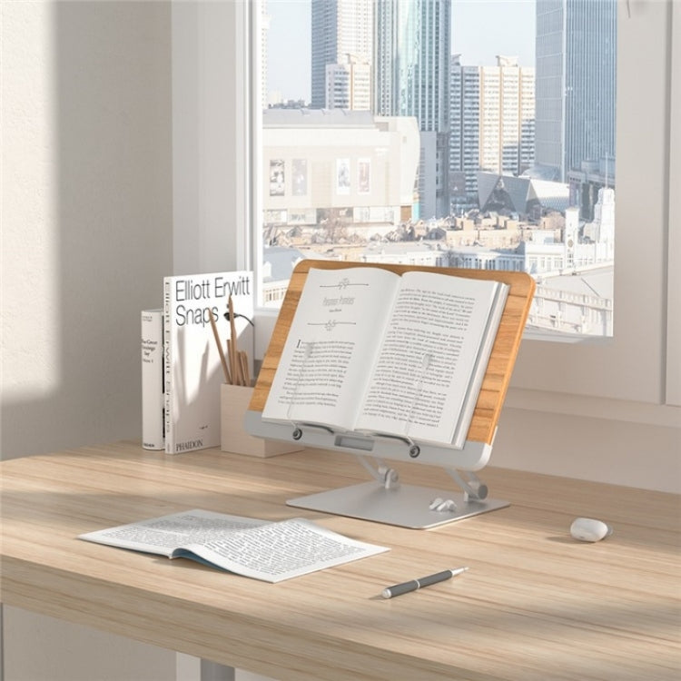 BG-2S Height Adjustable Laptop Holder  ABS + Aluminum Alloy Desktop Book Stand for Reading - HoMEdemic™ 