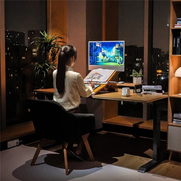 BG-2S Height Adjustable Laptop Holder  ABS + Aluminum Alloy Desktop Book Stand for Reading - HoMEdemic™ 
