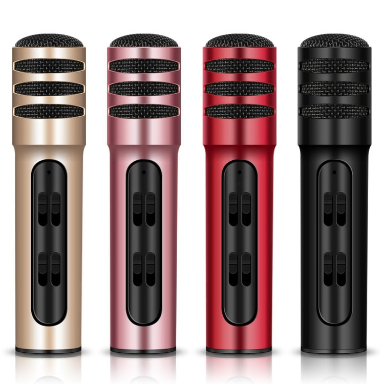BGN-C7 Condenser Microphone Dual Mobile Phone Karaoke Live Singing Microphone Built-in Sound Card - HoMEdemic™ 