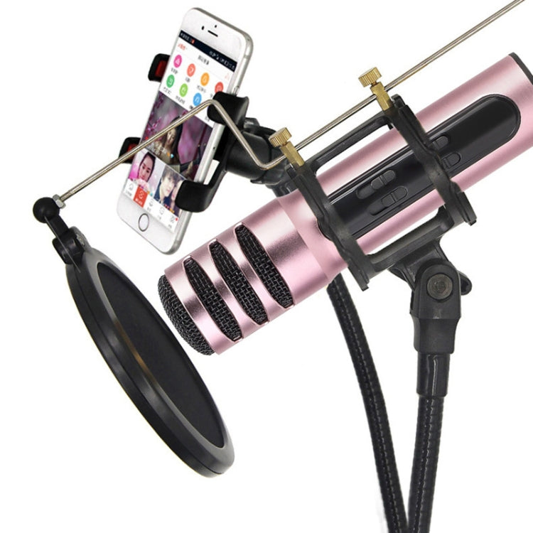 BGN-C7 Condenser Microphone Dual Mobile Phone Karaoke Live Singing Microphone Built-in Sound Card - HoMEdemic™ 