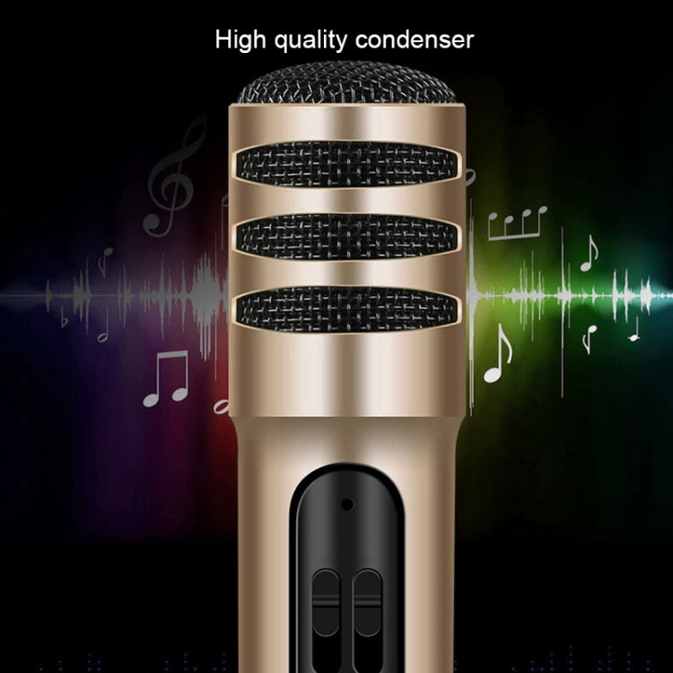BGN-C7 Condenser Microphone Dual Mobile Phone Karaoke Live Singing Microphone Built-in Sound Card - HoMEdemic™ 