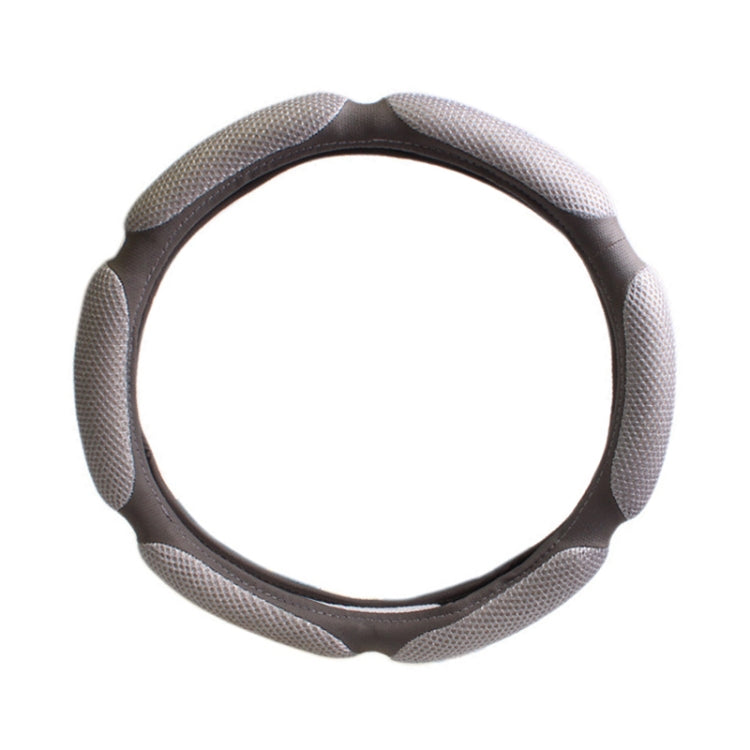 Sandwich Steering Wheel Cover, Grey and  white glue#38cm, Beige and white glue#38cm, Red and white glue#38cm, Black and white glue#38cm - HoMEdemic™ 
