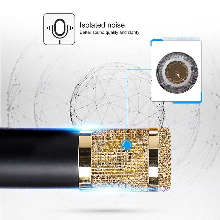 BM-800 Network K-Song Dedicated High-end Metal Shock Mount Microphone Set - HoMEdemic™ 