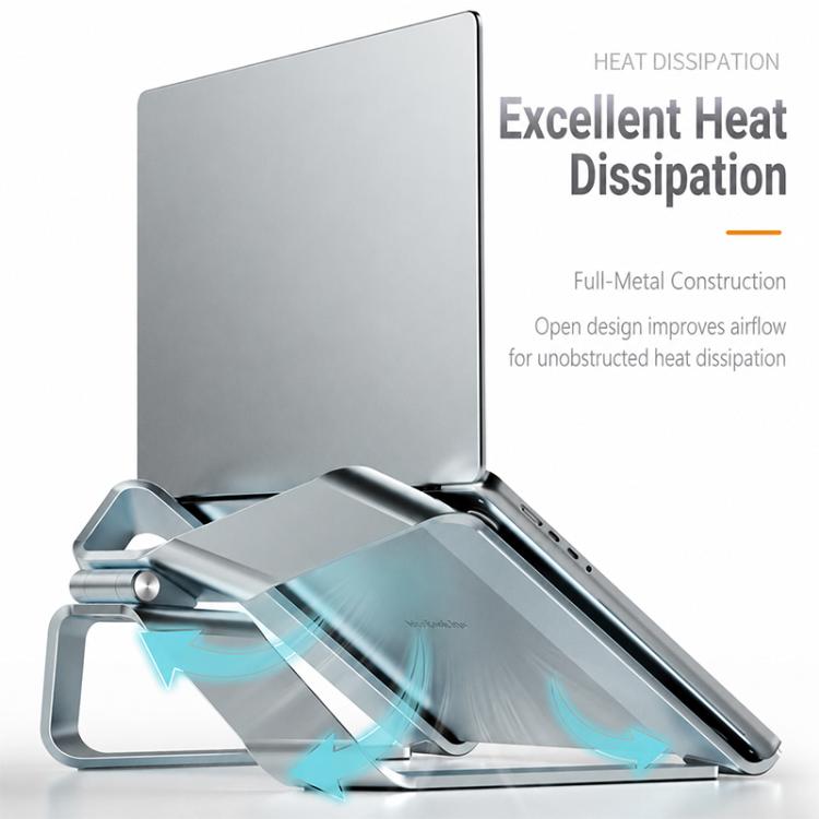 BONERUY P69 Laptop Stand Tablets Holder Heat Dissipation Aluminum Alloly Stand(Silver) - HoMEdemic™ 
