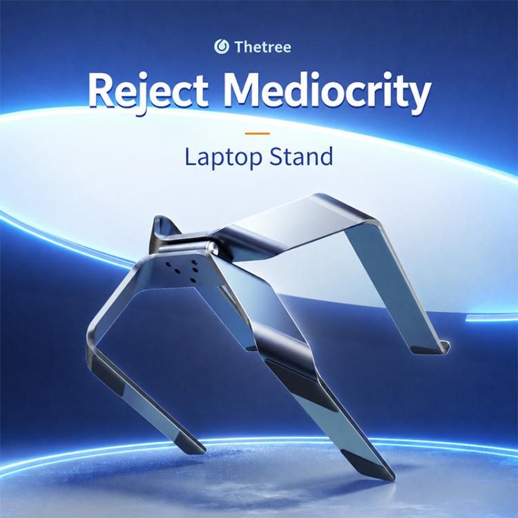 BONERUY P69 Laptop Stand Tablets Holder Heat Dissipation Aluminum Alloly Stand(Silver) - HoMEdemic™ 