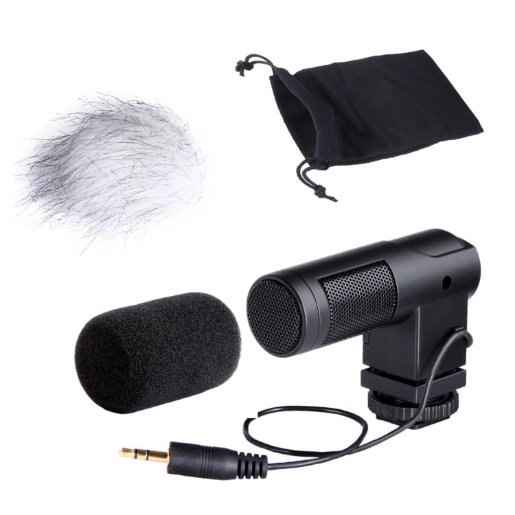 BOYA BY-V01 Stereo X/Y Condenser Microphone with Integrated Shock Mount Cold-shoe Mount & Windshield for Smartphones, DSLR Cameras and Video Cameras - HoMEdemic™ 
