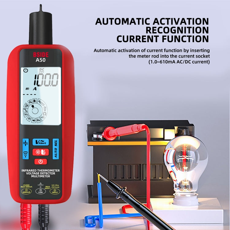 BSIDE A50 Infrared Temperature Test Digital Multimeter - HoMEdemic™ 
