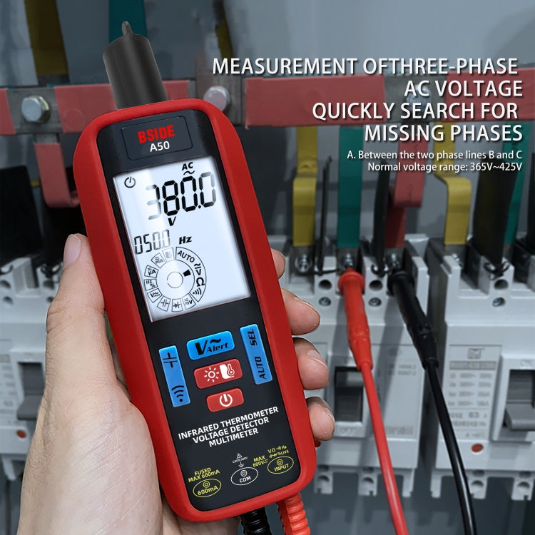 BSIDE A50 Infrared Temperature Test Digital Multimeter - HoMEdemic™ 
