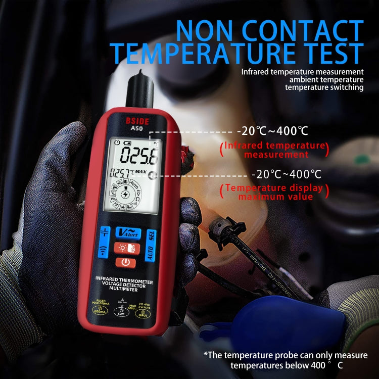 BSIDE A50 Infrared Temperature Test Digital Multimeter - HoMEdemic™ 