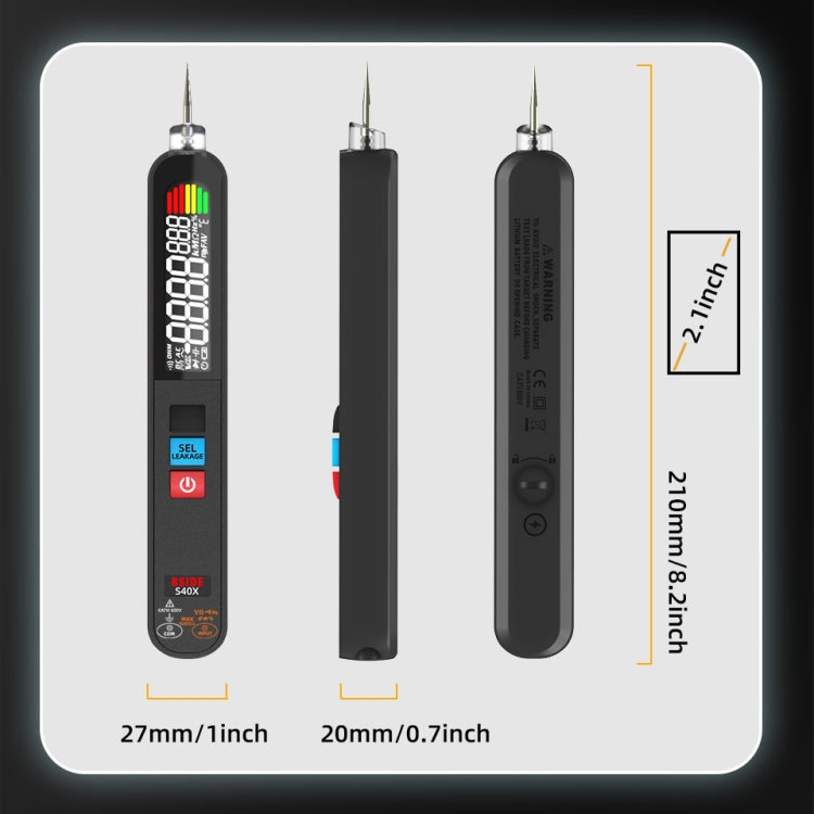BSIDE S40X Voltage Leakage Detection Digital Multimeter - HoMEdemic™ 