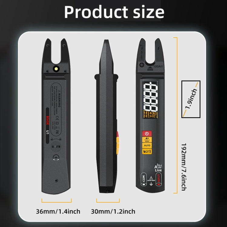BSIDE U0 AC / DC Clamp Meter Electric Pen Current Digital Multimeter - HoMEdemic™ 