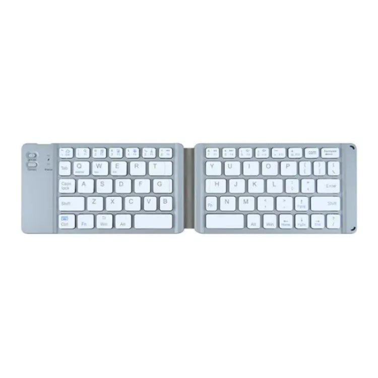 BT18 Bluetooth Keyboard Magnetic Folding Wireless Keyboard For Cell Phones Tablets Computers(Grey) - HoMEdemic™ 