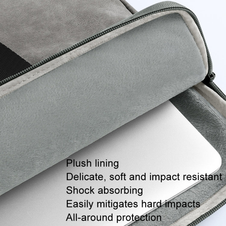 BUBM Portable Computer Bag Notebook Business Travel Bag, Size: 14 inch(Light Gray) - HoMEdemic™ 