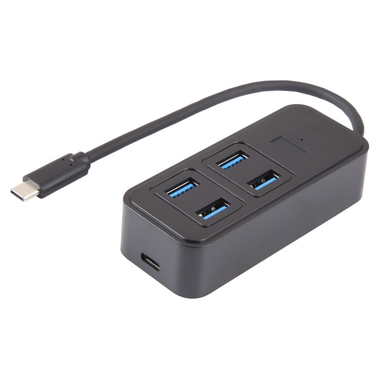 BYL-1901T 5 in 1 USB-C / Type-C to USB3.0x4+USB-C / Type-C HUB Adapter - HoMEdemic™ 