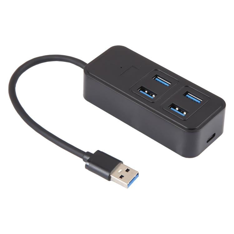 BYL-1901U 5 in 1 USB to USB3.0x4+USB-C / Type-C HUB Adapter - HoMEdemic™ 