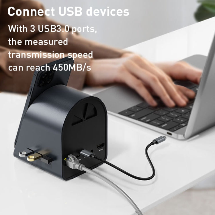 BYL-2211 10 in 1 USB-C / Type-C HUB Adapter, Support Phone Charger - HoMEdemic™ 