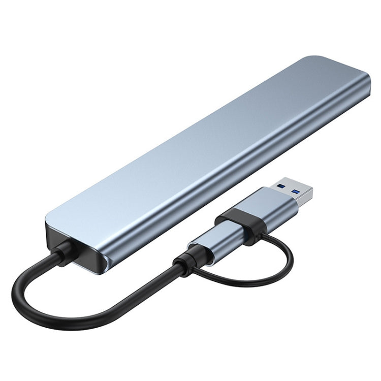 BYL-2218TU 8 in 1 USB + USB-C / Type-C to USB Multifunctional Docking Station HUB Adapter - HoMEdemic™ 