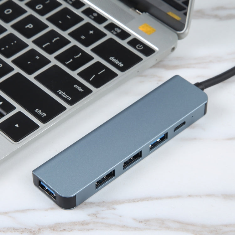 BYL-2301T 5 in 1 USB-C / Type-C to USB Multifunctional Docking Station HUB Adapter - HoMEdemic™ 