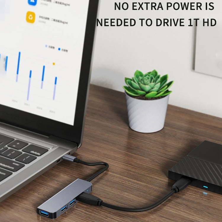 BYL-2301T 5 in 1 USB-C / Type-C to USB Multifunctional Docking Station HUB Adapter - HoMEdemic™ 