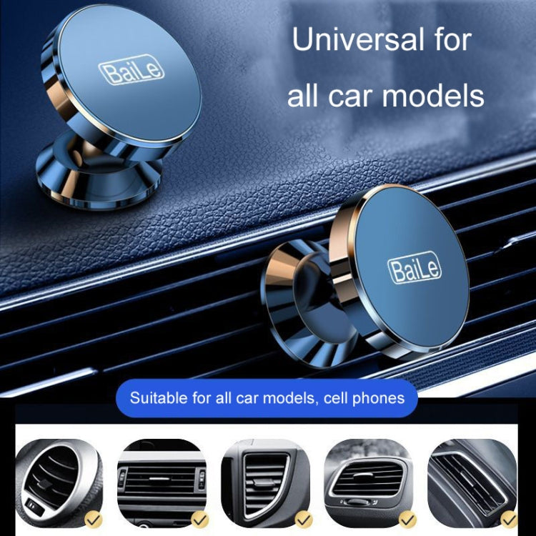 BaiLe Magnetic Car Phone Holder Universal Car Dashboard Fixed Navigation Bracket, Color: Buckle Black - HoMEdemic™ 