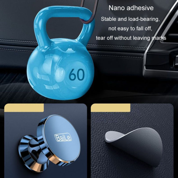 BaiLe Magnetic Car Phone Holder Universal Car Dashboard Fixed Navigation Bracket, Color: Sticker Silver - HoMEdemic™ 
