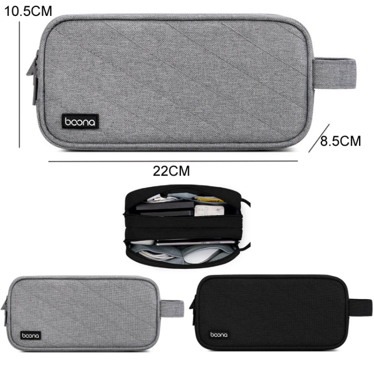 Baona BN-B001 Laptop Power Cord Mouse Headset Organizer(Black) - HoMEdemic™ 