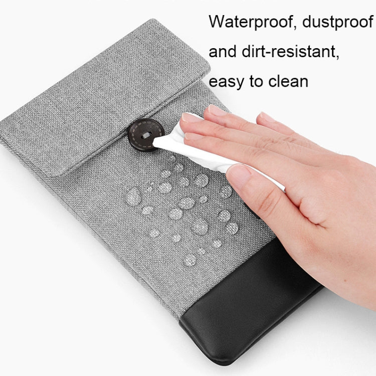 Baona Waterproof Data Cable Protective Bag, Spec: Hidden Buckle Small (Black) - HoMEdemic™ 