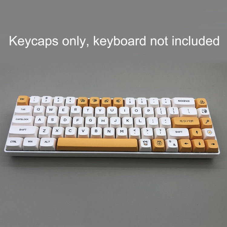 Bee Milk 140 Keys Sublimation Mechanical Keyboard PBT Keycaps - HoMEdemic™ 