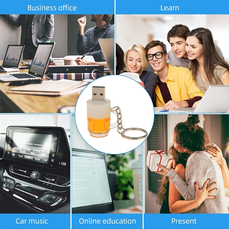 Beer Keychain Style USB Flash Disk with 16GB Memory, 16GB - HoMEdemic™ 
