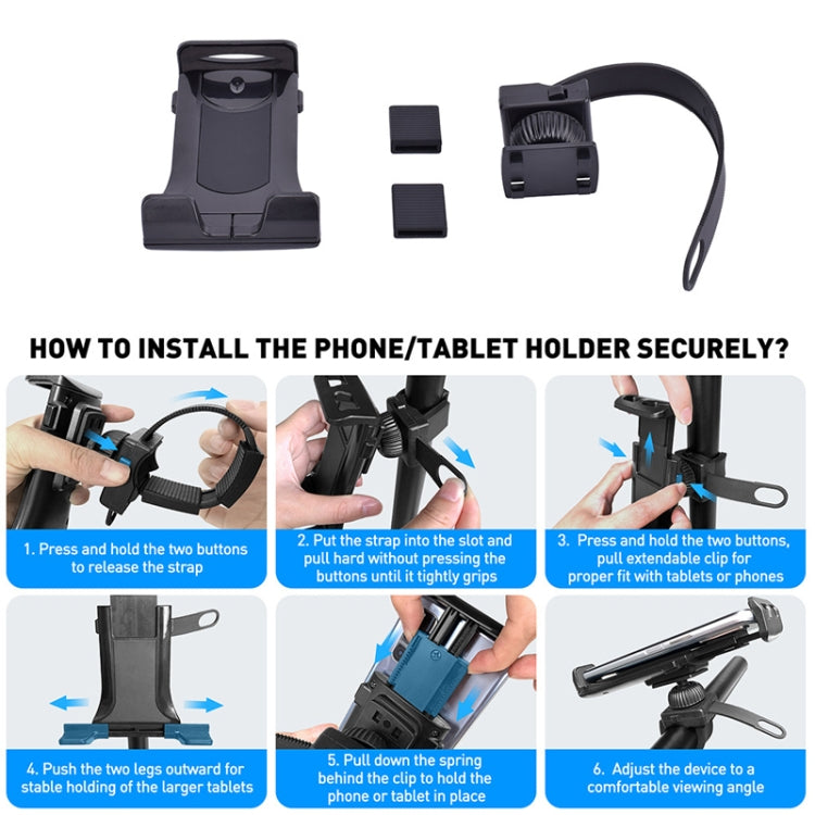 Bicycle Motorcycle Fitness Equipment Baby Carriage Mobile Phone Tablet Universal Holder - HoMEdemic™ 