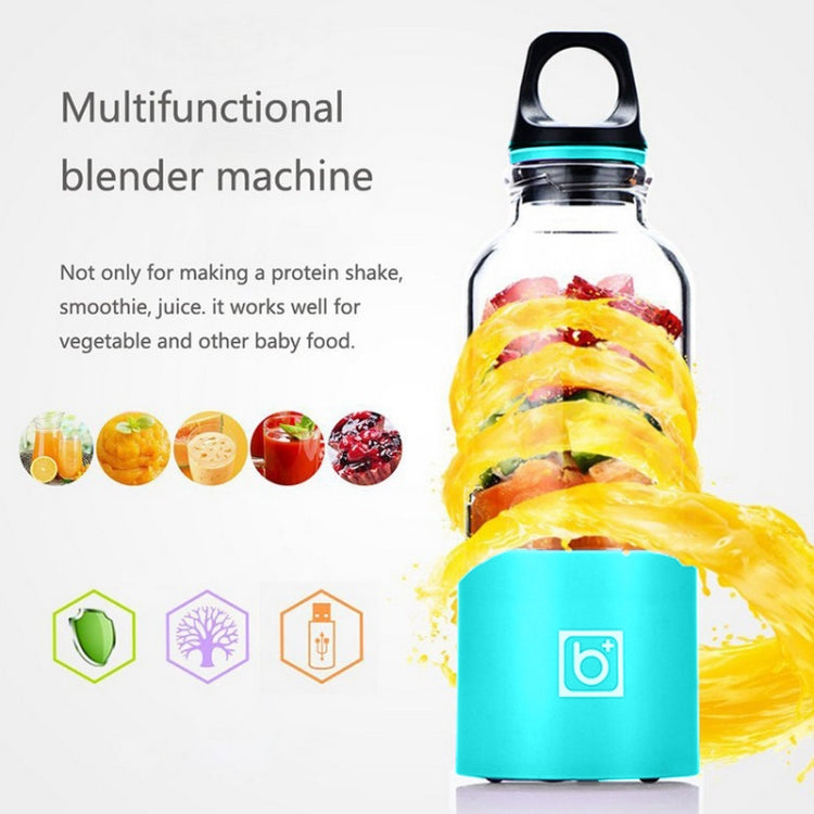 Bingo 500ml Mini Portable USB Rechargeable Electric Juicer Cup  Juicer Blender, 22000 Revolutions Per Minute(Blue) - HoMEdemic™ 