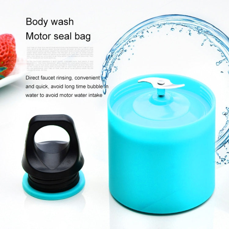 Bingo 500ml Mini Portable USB Rechargeable Electric Juicer Cup  Juicer Blender, 22000 Revolutions Per Minute(Blue) - HoMEdemic™ 
