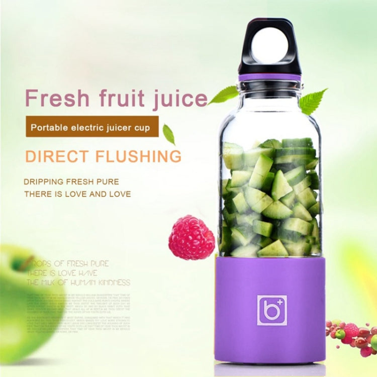 Bingo 500ml Mini Portable USB Rechargeable Electric Juicer Cup  Juicer Blender, 22000 Revolutions Per Minute(Purple) - HoMEdemic™ 