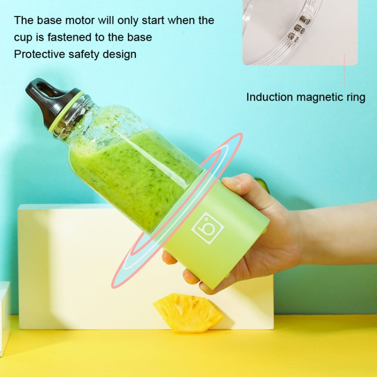 Bingo Mini Portable Juicer Home 6 Knife Head Charging Electric Juice Cup(Macaron Pink) - HoMEdemic™ 