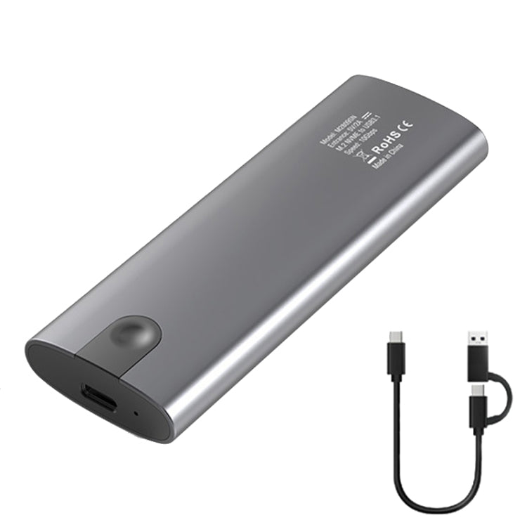 Blueendless 2809 General Dual Protocol Wiring 2-in-1 M.2 Mobile Hard Disk Case SSD External Solid Hard Drive Enclosure Box - HoMEdemic™ 