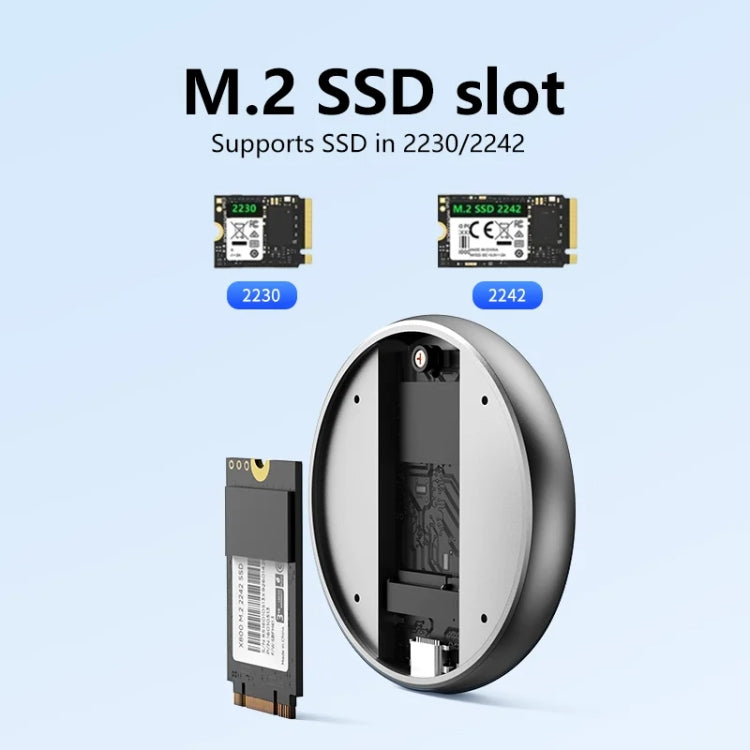 Blueendless M3N Magnetic M.2 2230 / 2242 NVMe SSD Enclosure 10Gbps Type-C USB3.1 SSD Case For Mobile Phone - HoMEdemic™ 