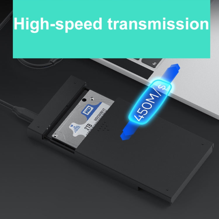 Blueendless MR23S 2.5-inch SATA Mobile Hard Disk Enclosure Tool-free Laptop External SSD, Spec: Type-C - HoMEdemic™ 