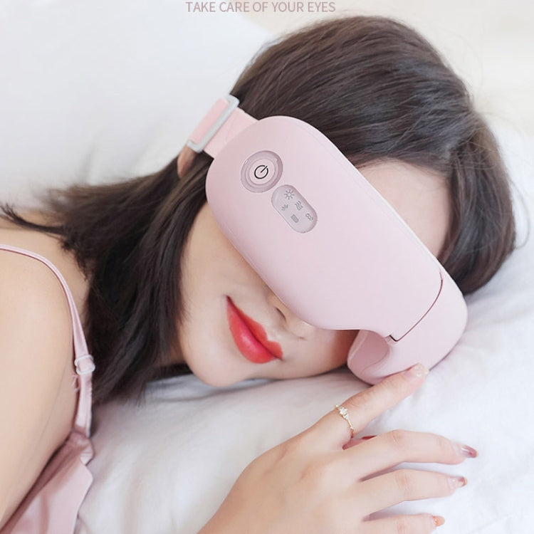Bluetooth Rechargeable Eye Massager With Heat, Air Pressure And Vibration Massage(Pink) - HoMEdemic™ 
