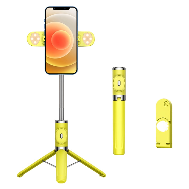 Bluetooth Remote Control Dual Fill Light Tripod Selfie Stick, Dual Fill Light (Black), Dual Fill Light (Green), Dual Fill Light (Red), Dual Fill Light (Yellow) - HoMEdemic™ 