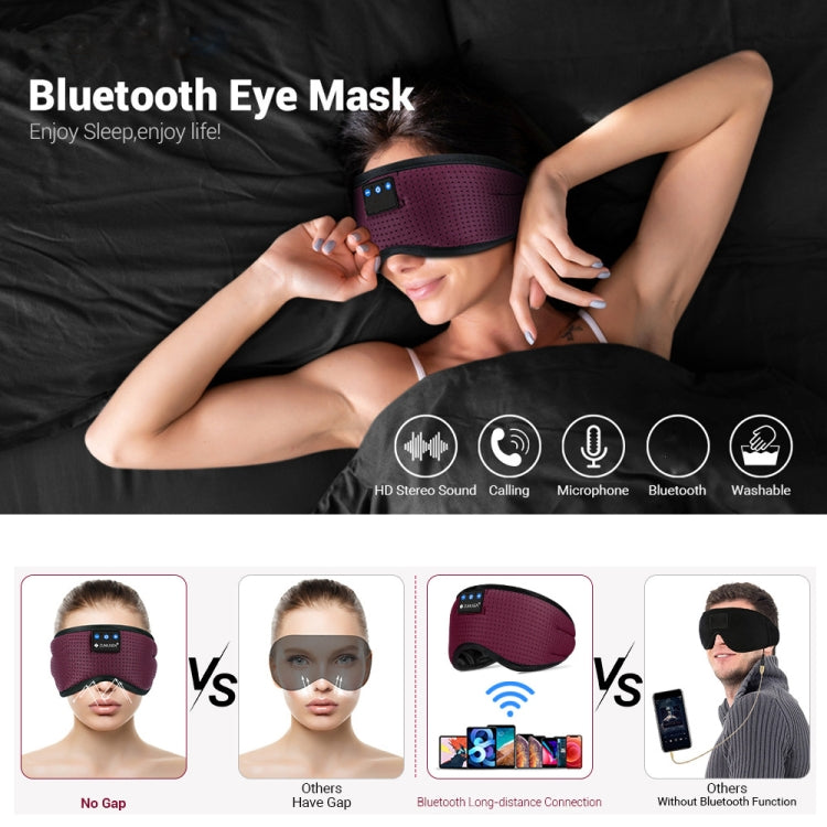 Bluetooth5.2 Sleep Eye Mask Intelligent Music Eye Protection Headphones(Black) - HoMEdemic™ 