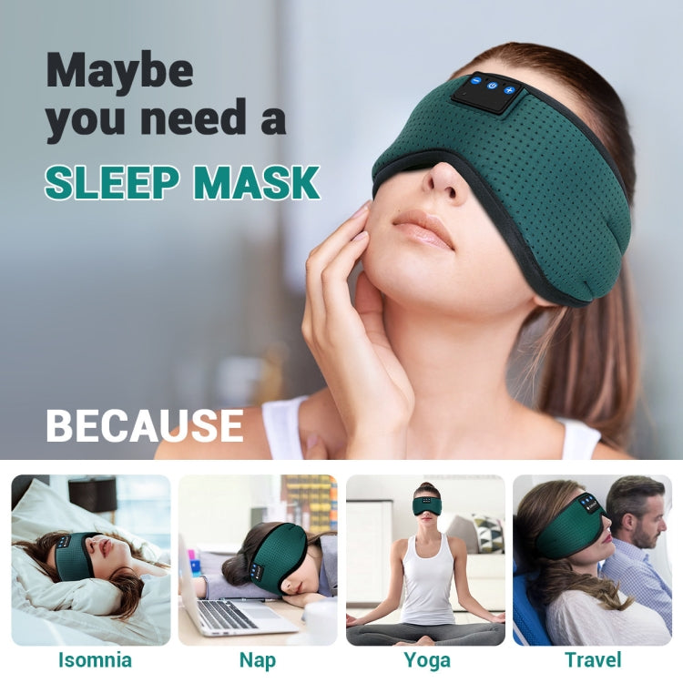 Bluetooth5.2 Sleep Eye Mask Intelligent Music Eye Protection Headphones(Black) - HoMEdemic™ 