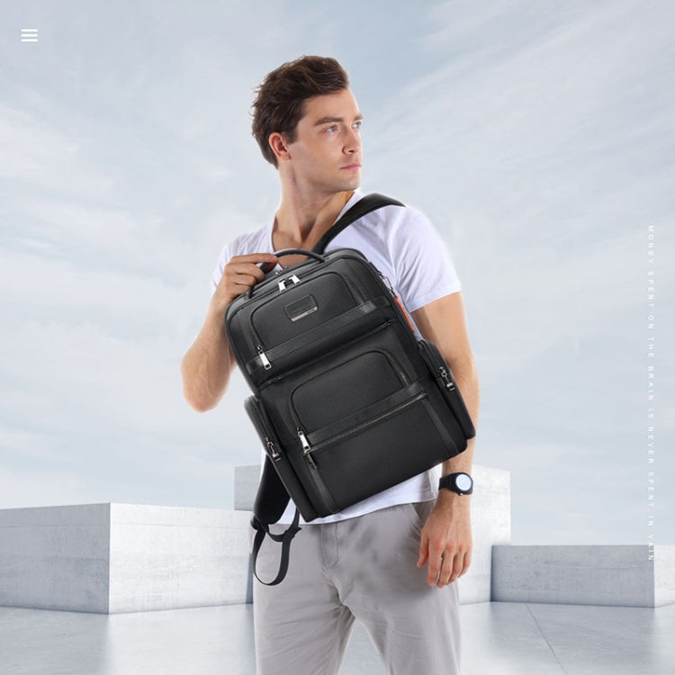 Bopai 61-121601 Large Capacity Waterproof Business Laptop Backpack With USB+Type-C Port(Blue) - HoMEdemic™ 