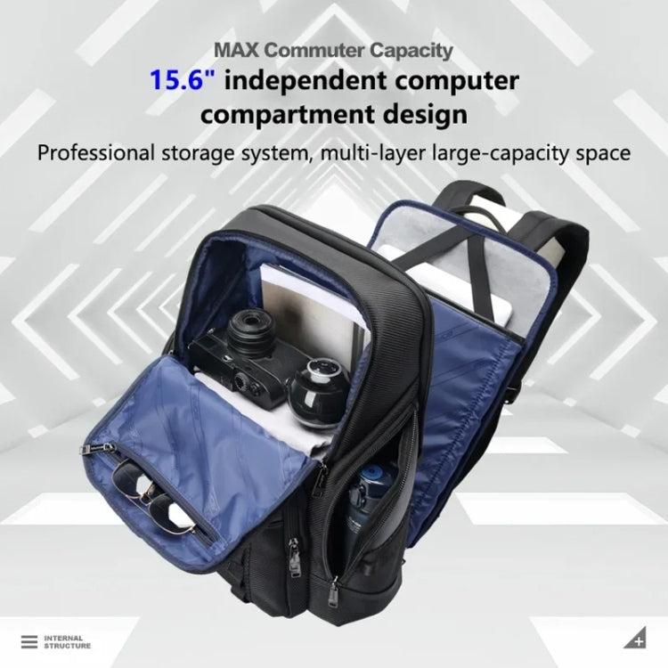 Bopai 61-123561 Large Capacity Business Trip Laptop Backpack(Black) - HoMEdemic™ 