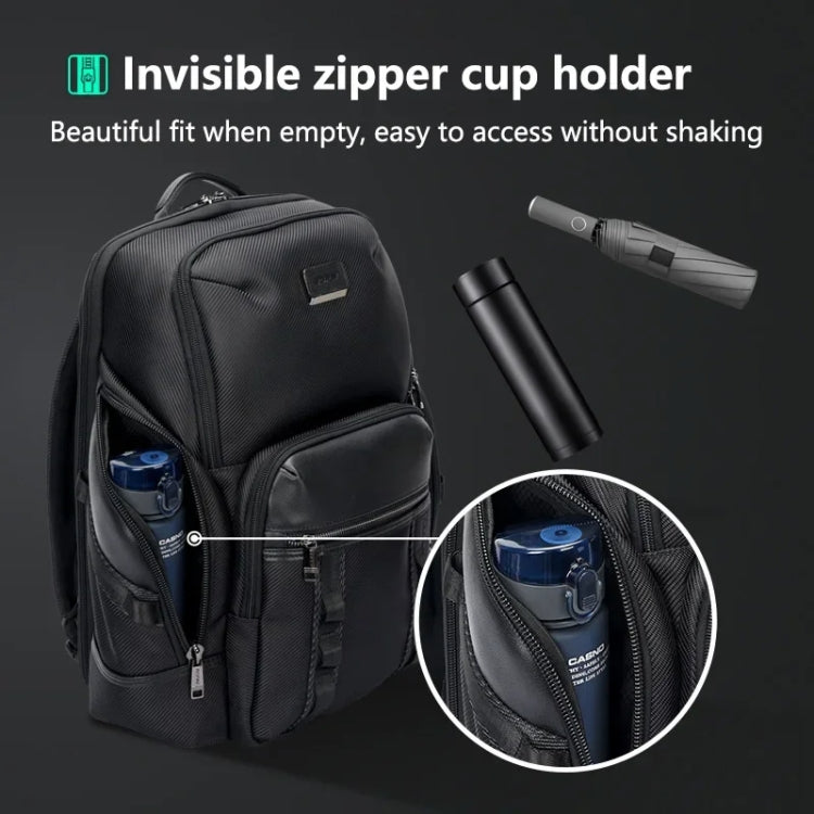 Bopai 61-123561 Large Capacity Business Trip Laptop Backpack(Black) - HoMEdemic™ 