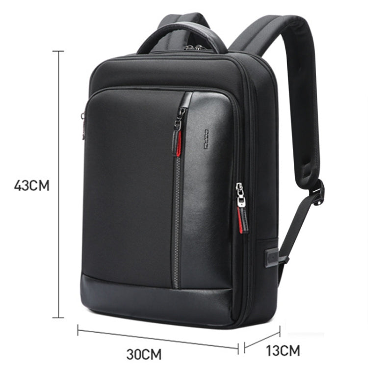 Bopai 751-006641A Large Capacity Anti-theft Waterproof Laptop Business Backpack(Black) - HoMEdemic™ 