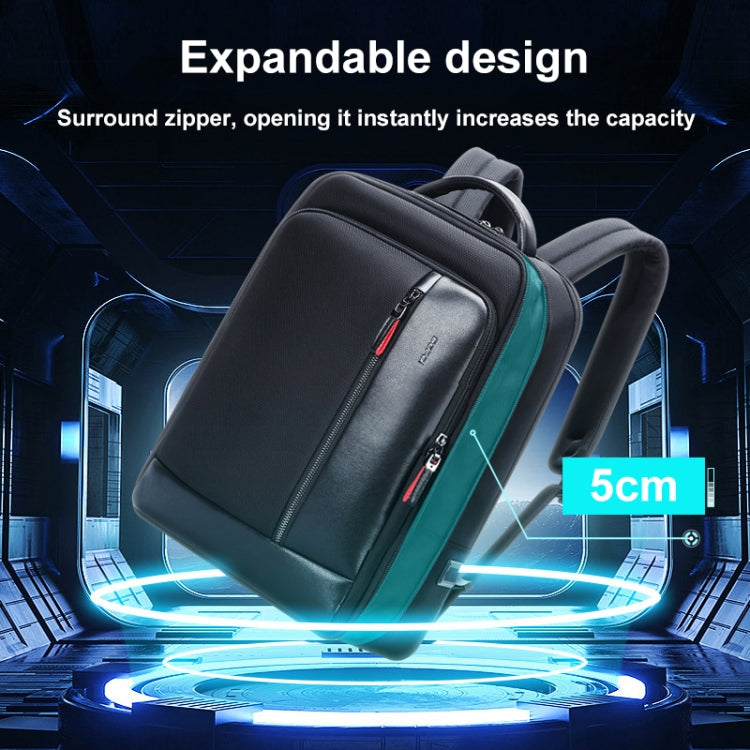 Bopai 751-006641A Large Capacity Anti-theft Waterproof Laptop Business Backpack(Black) - HoMEdemic™ 